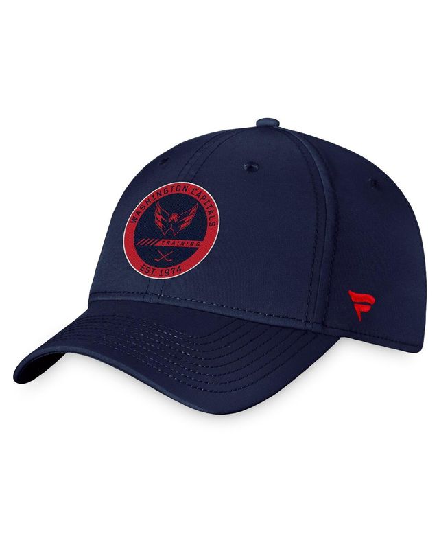 Men's Fanatics Navy Washington Capitals Authentic Pro Training Camp Flex Hat