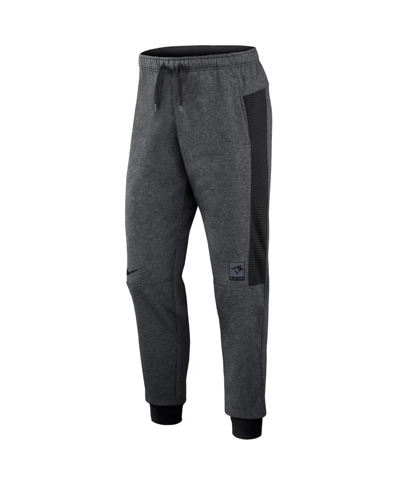 Men's Nike Heathered Gray, Black Toronto Blue Jays Authentic Collection Flux Performance Jogger Pants