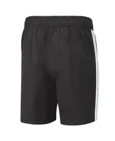 Men's G-iii Sports by Carl Banks Black, Gray Brooklyn Nets Sand Beach Volley Swim Shorts