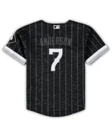 Toddler Boys and Girls Nike Tim Anderson Black Chicago White Sox City Connect Replica Player Jersey