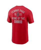 Men's Nike Red Boston Sox Fenway Park Local Team T-shirt