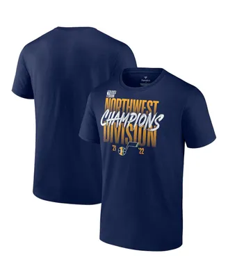 Men's Fanatics Navy Utah Jazz 2022 Northwest Division Champions Locker Room T-shirt