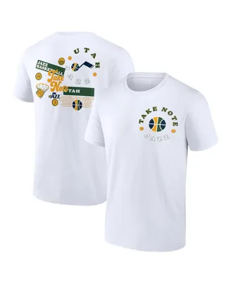Men's Fanatics White Utah Jazz Street Collective T-shirt