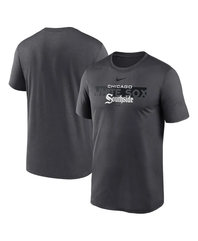 Lids Chicago White Sox Nike City Plate Performance Henley Raglan T-Shirt -  Black/Silver