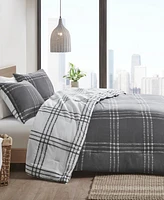 Intelligent Design Pike Plaid 3-Pc. Comforter Set, King/California King