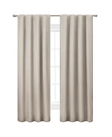 Nautica Virginia Ultimate Blackout Back Tab Window Curtain Panel Set, 38" x 84"