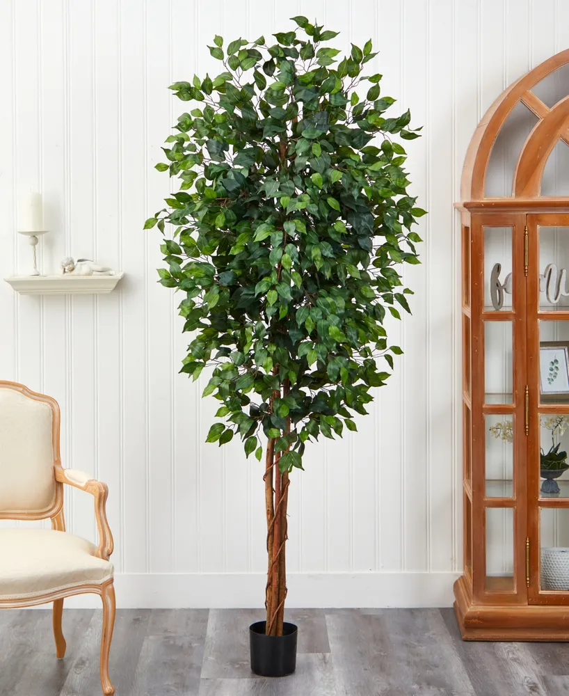 Nearly Natural 7' Artificial Ficus Tree