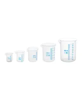 Supertek Polypropylene Beakers Set, 5 Piece