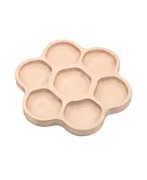 Yellow Door Natural Flower Tactile Tray with 6 Sections