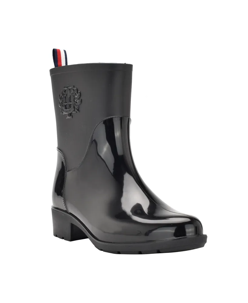 narrow rain boots