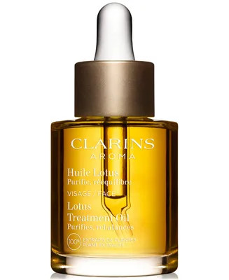 Clarins Lotus Balancing & Hydrating Face Treatment Oil, 1 oz