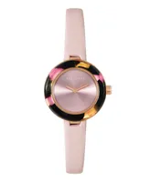 Ted Baker Women's Lenara Acetate Pink Leather Strap Watch 28mm