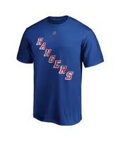 Men's Fanatics Mika Zibanejad Blue New York Rangers Big and Tall Name Number T-shirt