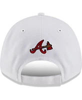 Men's New Era White Atlanta Braves League Ii 9FORTY Adjustable Hat