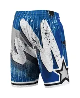 Men's Mitchell & Ness Blue Orlando Magic Hardwood Classics 1994 Hyper Hoops Swingman Shorts