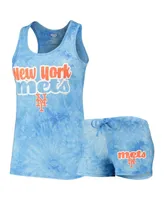 Women's Concepts Sport Royal New York Mets Billboard Racerback Tank Top and Shorts Set