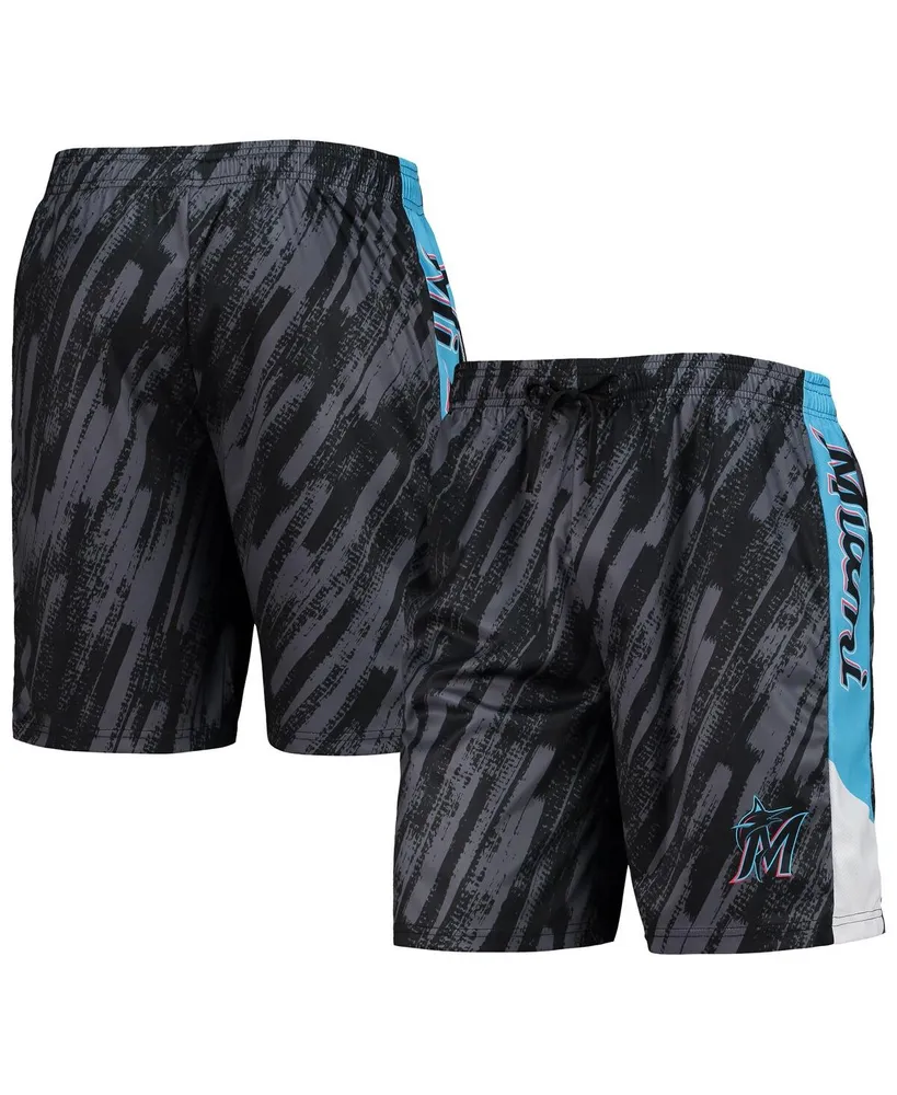 Men's Foco Black Miami Marlins Static Shorts