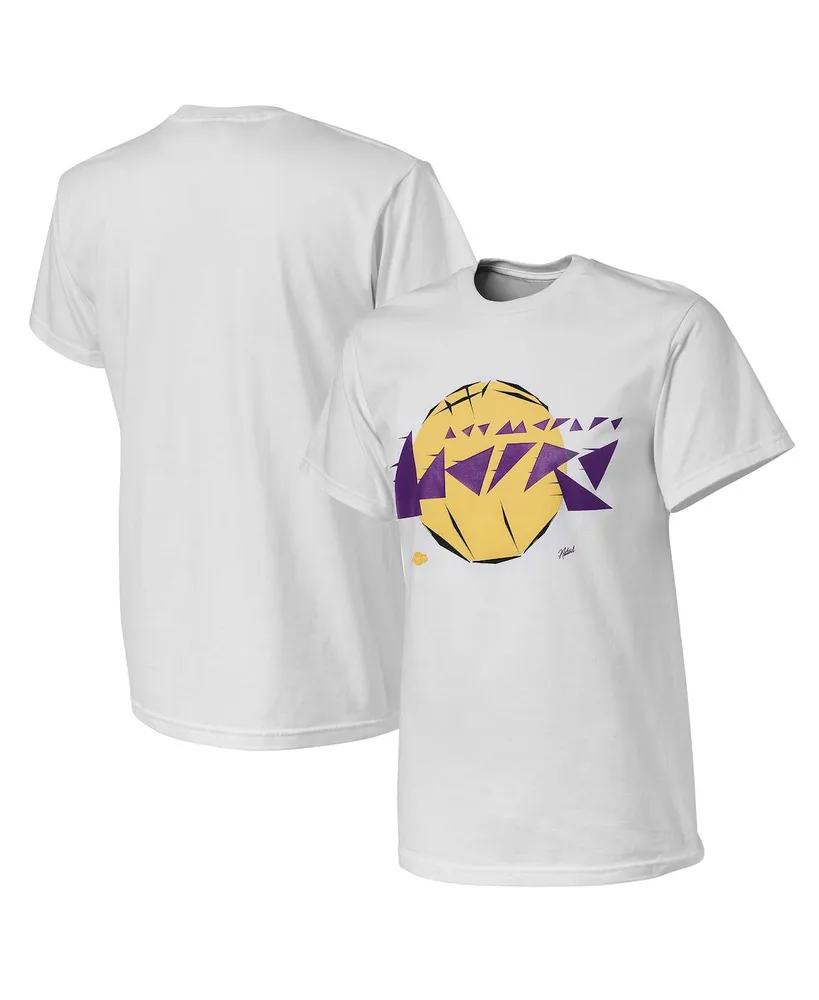 Forever 21 Men's Los Angeles Lakers Graphic T-Shirt in Taupe, XXL