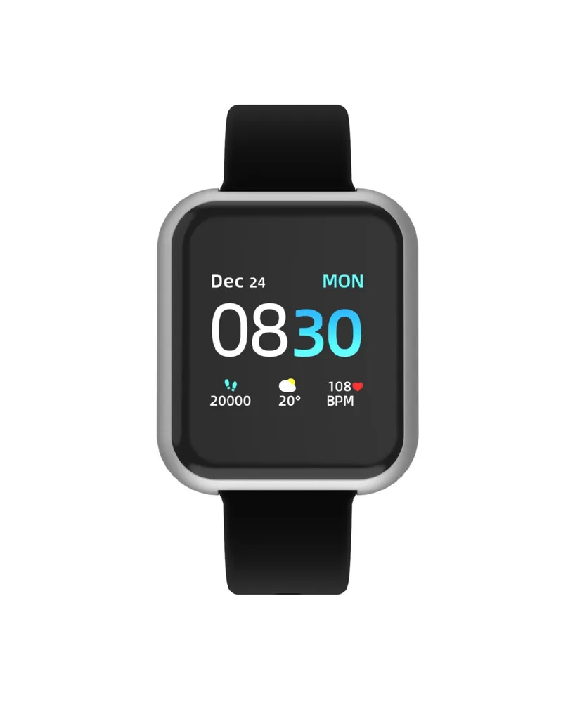 iTouch Air 3 Unisex Heart Rate Black Strap Smart Watch 40mm