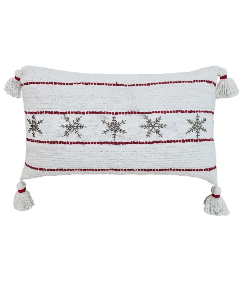 Vibhsa Christmas Pillow for Holidays, 24" x 14"