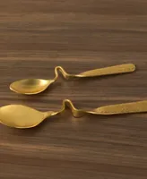 Villeroy & Boch Flatware, New Wave Caffe Gold Coffee Spoon