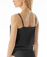 Michael Kors Women's Lace-Up Blouson Tankini Top