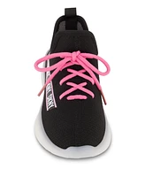 Dkny Little and Big Girls Slip On Landon Stretchy Knit Sneakers