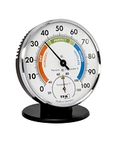 La Crosse Technology 45 2033 Indoor Comfort Humidity Gauge with Temperature Clock