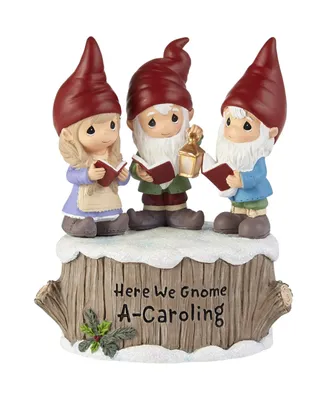 Precious Moments 221107 Here We Gnome a Caroling Musical Figurine