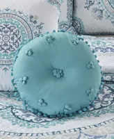 Closeout! Royal Court Afton Decorative Pillow, 12" Round