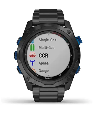 Garmin Unisex Descent Mk2i/t1 Carbon Gray Diamond-like Carbon (Dlc) Coated Titanium Band Watch