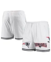 Men's Pro Standard White New England Patriots Mesh Shorts