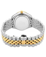 Gevril Women's Naples Swiss Quartz Two-Tone Stainless Steel Bracelet Watch 34mm