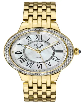 Gevril Women's Astor Ii Swiss Quartz -Tone Stainless Steel Bracelet Watch 38mm