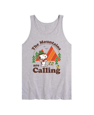 Men's Peanuts Mountains Are Calling Tank