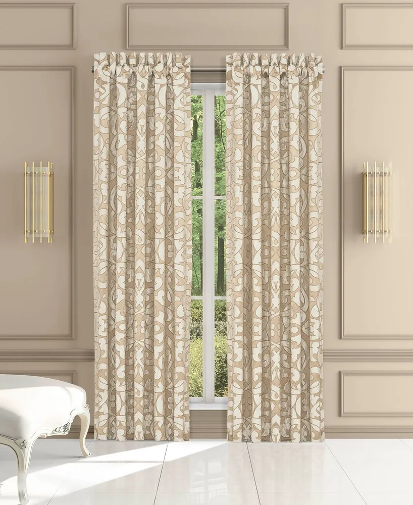 J Queen New York La Boheme 4-Pc. Window Panel Pair, 50" x 84"