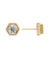 Cubic Zirconia Post Stud Earrings