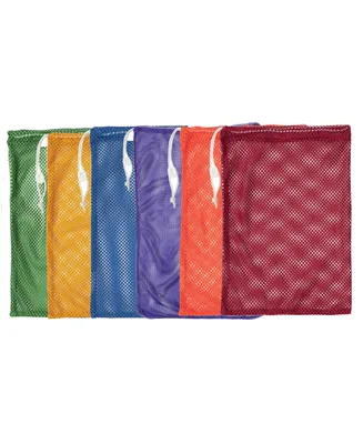 Champion Sports 12" x 18" Mesh Equipment Bag, Pack of 6