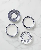 kate spade new york Charlotte 4 Piece Tidbit Plates Set