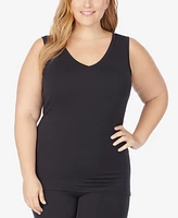 Cuddl Duds Plus Softwear with Stretch Reversible Tank Top