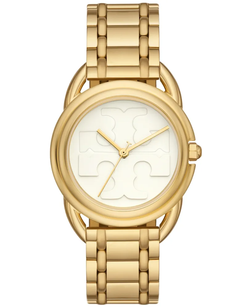 Tory Burch Women's The Miller Gold-Tone Stainless Steel Bracelet Watch 32mm