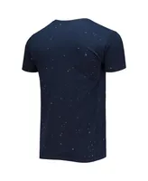 Men's Original Retro Brand Navy Jackson State Tigers Bleach Splatter T-shirt