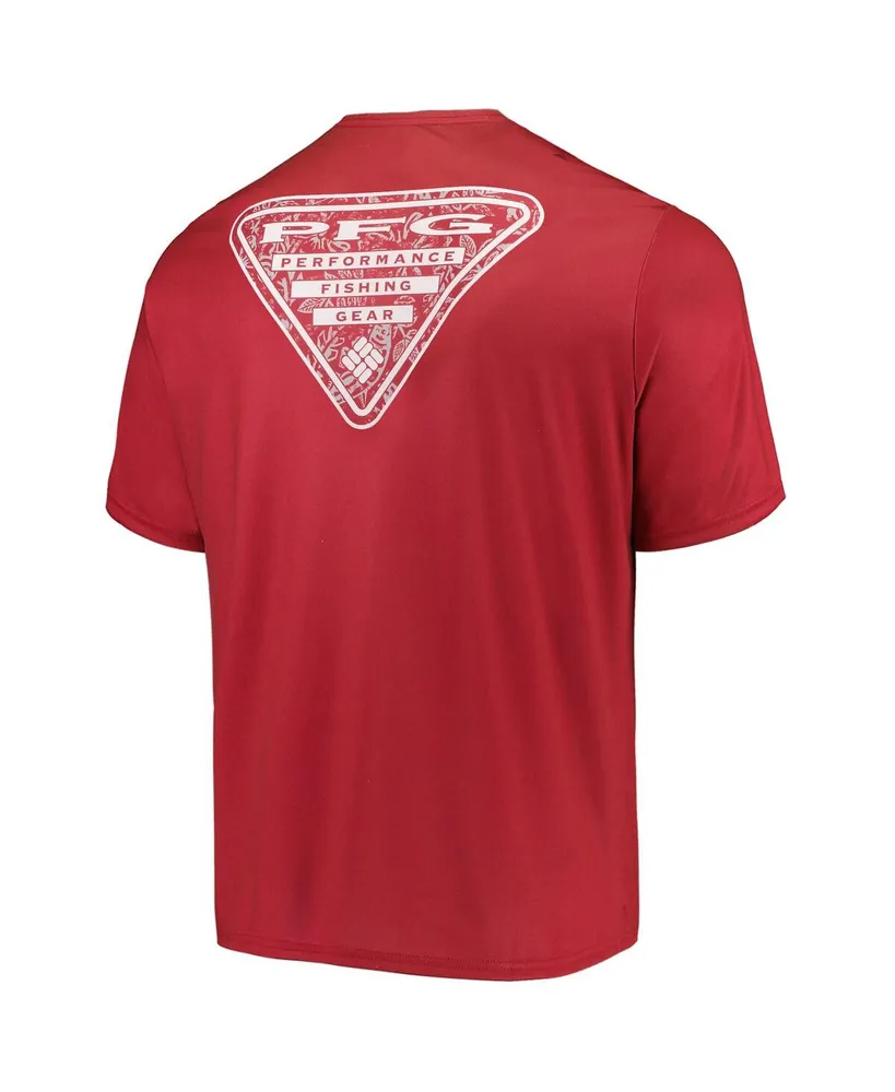 Men's Columbia Scarlet Nebraska Huskers Terminal Tackle Omni-Shade T-shirt