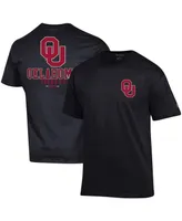 Men's Champion Black Oklahoma Sooners Stack 2-Hit T-shirt