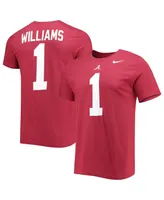 Men's Nike Jameson Williams Crimson Alabama Tide 2022 Nfl Draft Name and Number T-shirt