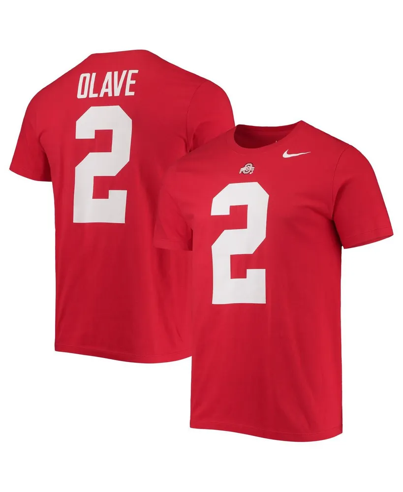 Chris Olave Ohio State Buckeyes Nike 2022 NFL Draft Name & Number T-Shirt -  Scarlet