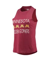 Women's Concepts Sport Gold, Maroon Minnesota Golden Gophers Tank Top and Pants Sleep Set