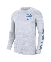 Men's Nike White Ucla Bruins Velocity Legend Team Performance Long Sleeve T-shirt