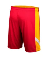 Men's Colosseum Cardinal and Gold Usc Trojans Am I Wrong Reversible Shorts
