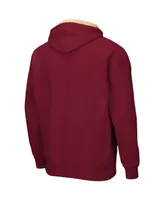 Men's Colosseum Garnet Florida State Seminoles Big and Tall Full-Zip Hoodie